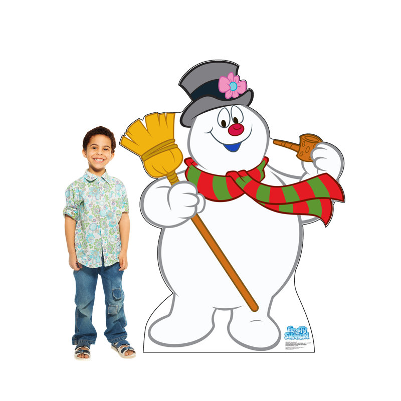 Frosty The Snowman 60'' Cardboard Holiday Standup