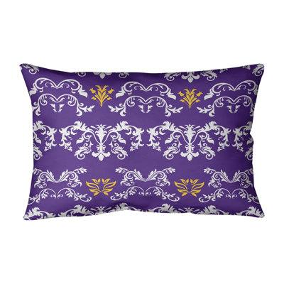Minnesota Football Baroque Pattern Lumbar Pillow