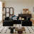 Modular Sectional Couch, Boneless Sofa With Deep Seat, High Density Memory Foam, Compression Sofa For Living Room Bedroom Apartment, No Assembly Required, Grey  (3*Seat+2*Ottoman)-950632645-950632647