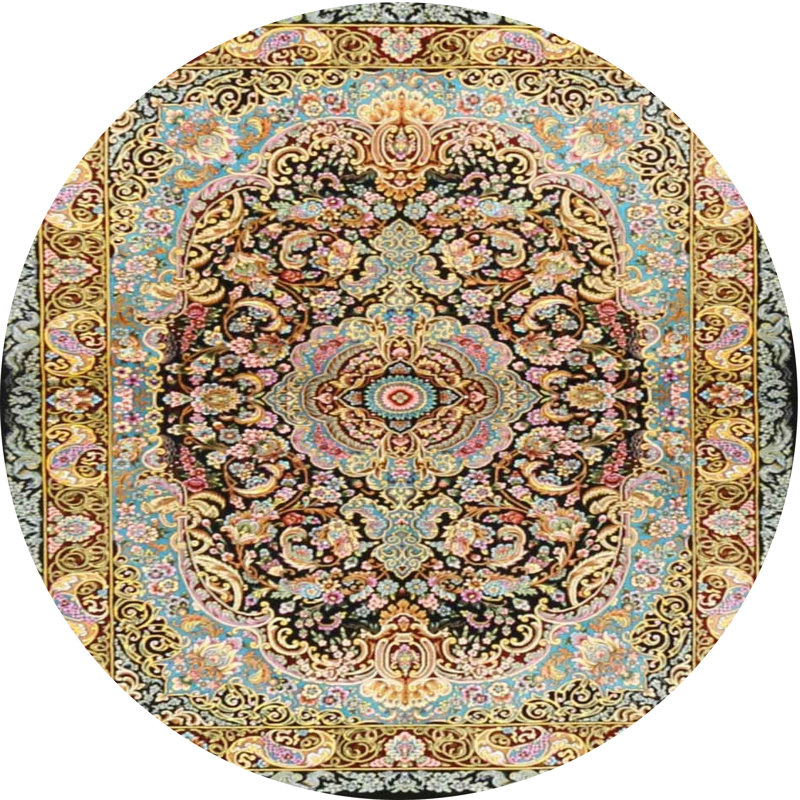 Chelsea-Lea Oriental Indoor Rug, Round 4'