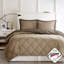 Full/Queen 3M Scotchgard Diamond Quilting Reversible Down Alternative Comforter Set-117487320-117487322