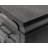 Traditional Wood Executive Desk, Storage Office Credenza, Fully Assembled, Black-124303717
