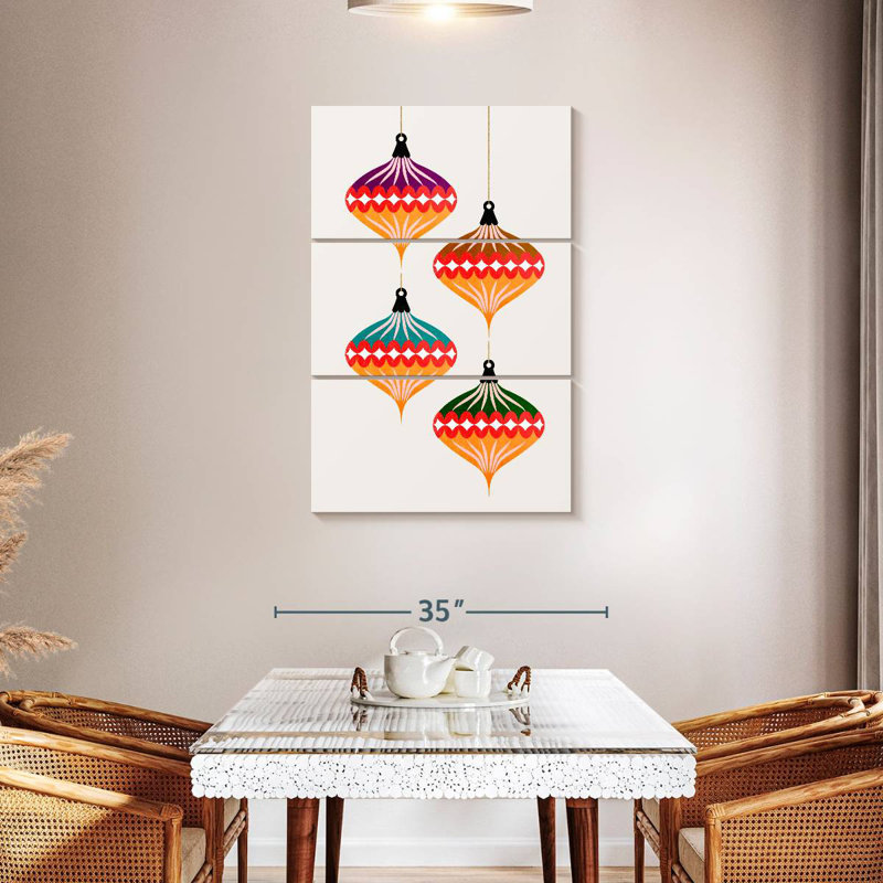Christmas Balls II, 45" H x 28" W