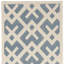 Arneshia Geometric Blue/Bone Area Indoor/Outdoor Area Rug-117303657