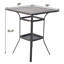 Ensemble bistro en aluminium avec coussins 28 po pour 2 personnes Isabella Square-2094831894