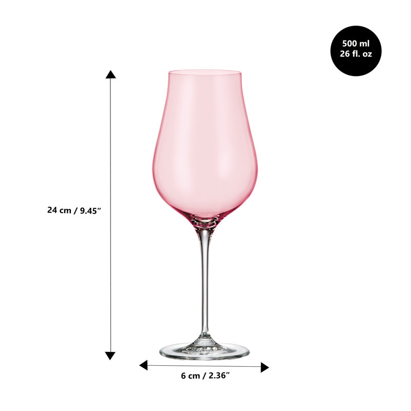 Verre à vin Limosa, Rose