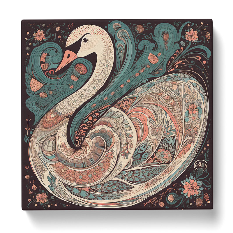 Modern Wall Art - Wrapped Canvas - Framed Print, 35cm H x 35cm W x 3cm D