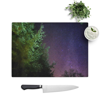 Tempered Glass Starry Sky Chopping Board