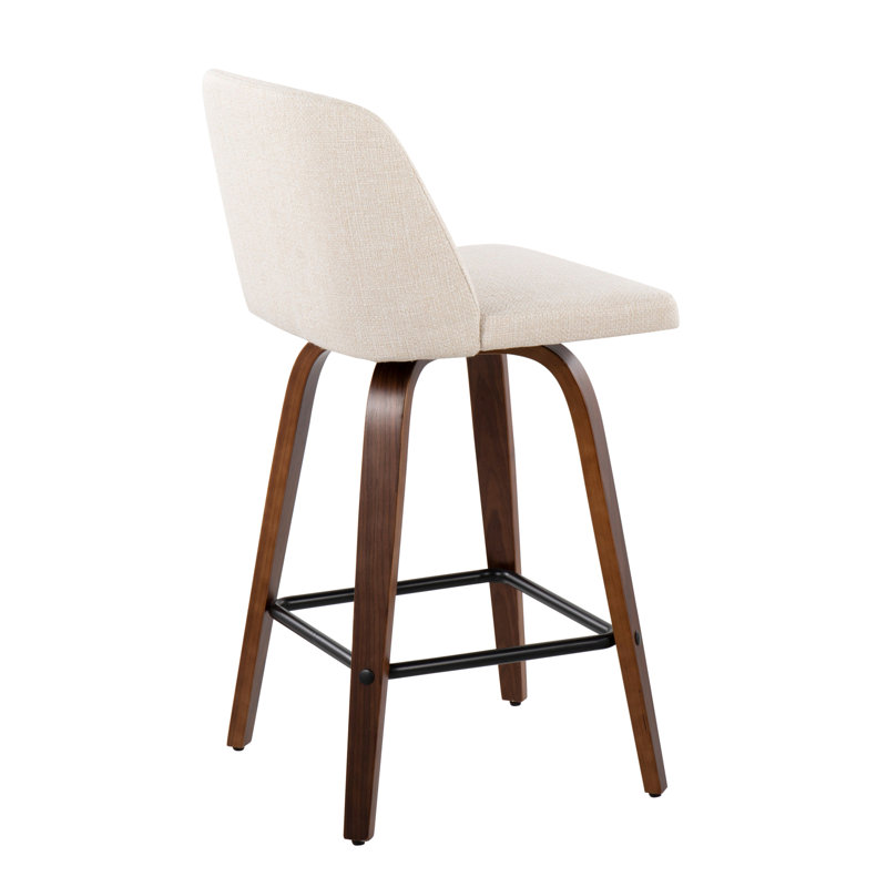 Tabouret de comptoir contemporain, Blanc