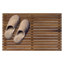 Tapis de douche en teck massif - Tapis de bain à lattes d'inspiration spa-136424879