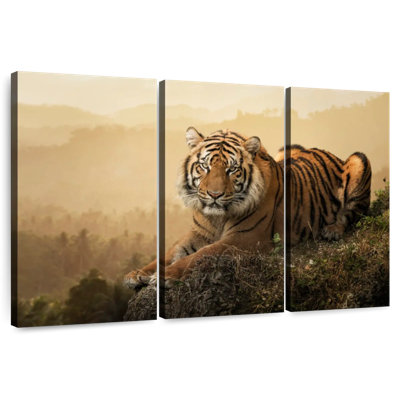 Tigre de Sumatra féroce Brampt