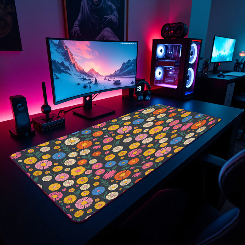 Polyester Desk Pad, 23.6x13.8