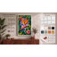 Exotic Bird of Paradise Botanical - Wrapped Canvas-376430790-376430791