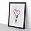 Holding on to Love in Abstract - Picture Frame Graphic Art Print-55763000-55762998