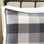 Courtepointe grise à motif de chevrons 6 pièces très grand / très grand, breloque maison de campagne, système lavable à la machine, taies décoratives assorties et coussins décoratifs-128745247