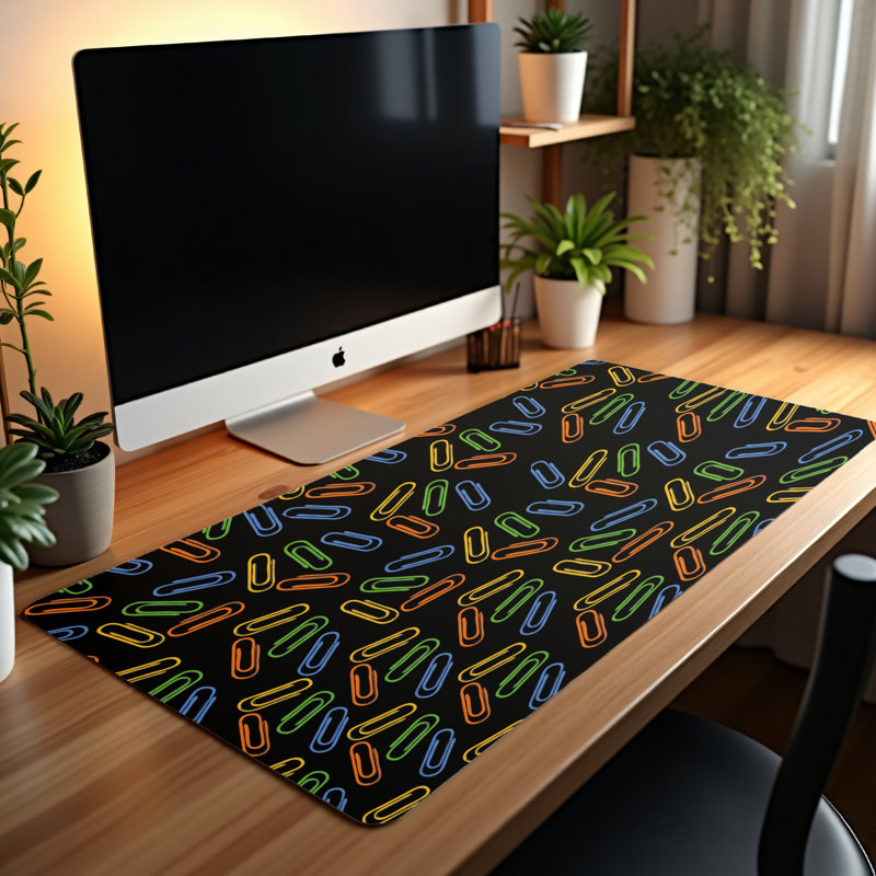 Polyester Desk Pad, 14.4x12.1