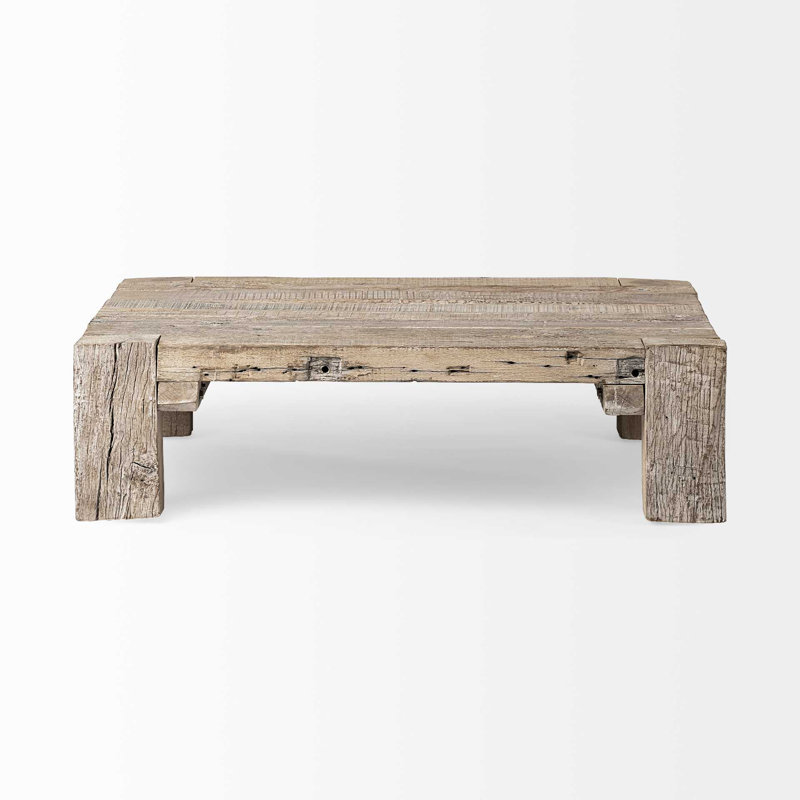 Table basse en bois massif Pettigrew