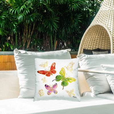 Coussin Glam Butterfly Shapes