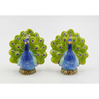 Ensemble de salière et poivrière Peacock Gifts