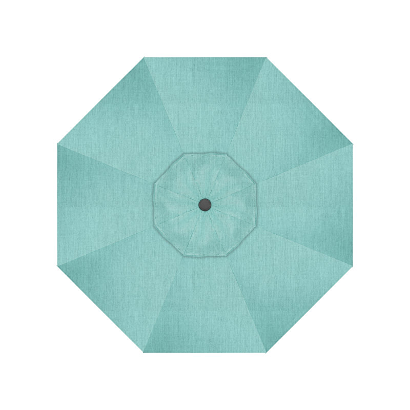 Parasol en toile Pacific Trail Series Market, Tissage uni Sunbrella® palette brume