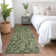 Premium Machine Washable Kelsa AMF41 Olive Rug