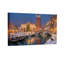 «Christmas Venice Winter Christmas Scene», ensemble de 3 reproductions d'art sur toile-70025905