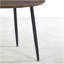 Table extensible, table à manger, table de bureau, table basse, pieds en métal noir, plateau couleur noyer, 100/140 / 180x100x75cm-38264975
