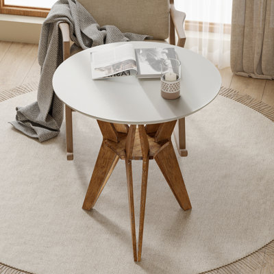 Table de bout Moty Farmhouse Crosee Legs