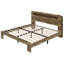 Base de lit, base de lit plateforme en bois avec tête de lit, grand rangement sous le lit-2121666900
