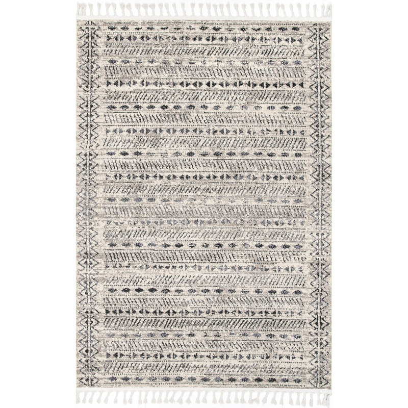 Tapis de zone ivoire sud-ouest Custer, Rectangle 5 pi x 8 pi