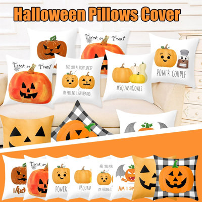 Housse de coussin d'Halloween 1 pièce