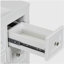 Commode de salle de bain 36 po sans lavabo, base d'armoire seulement, 6 tiroirs dans une armoire