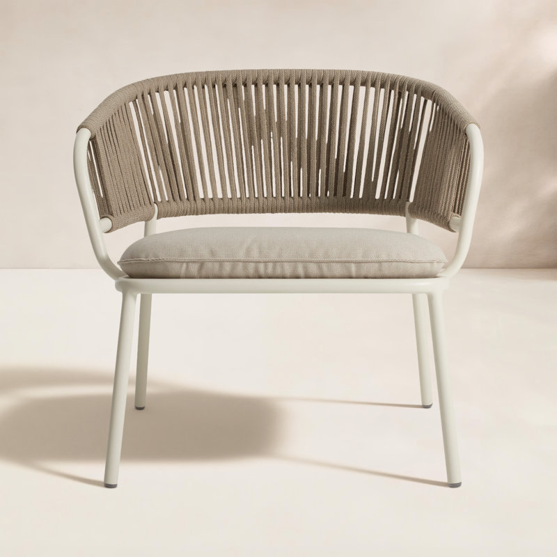 Mate Outdoor Lounge Chair, Linen Sunbrella®