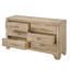 Ilmie commode double 6 tiroirs avec miroir