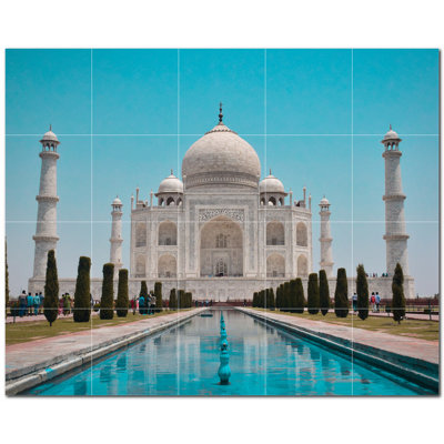 Famous Places Photo 6'' x 6'' Satin Ceramic Decorative Mural