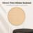 Charlotta Modern Cane Rattan Dining Chair, Boho Wicker Side Chair with PU Leather Round Cushion Seat, Mid-Century Accent Seating with White Metal Legs-2101938388-2096635457