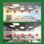 Panneau lumineux DEL rétroéclairé E2 Lighting 2x4 avec 5 puissances réglables, 5 températures de couleur sélectionnables, éclairage de plafond commercial, ensemble de 4