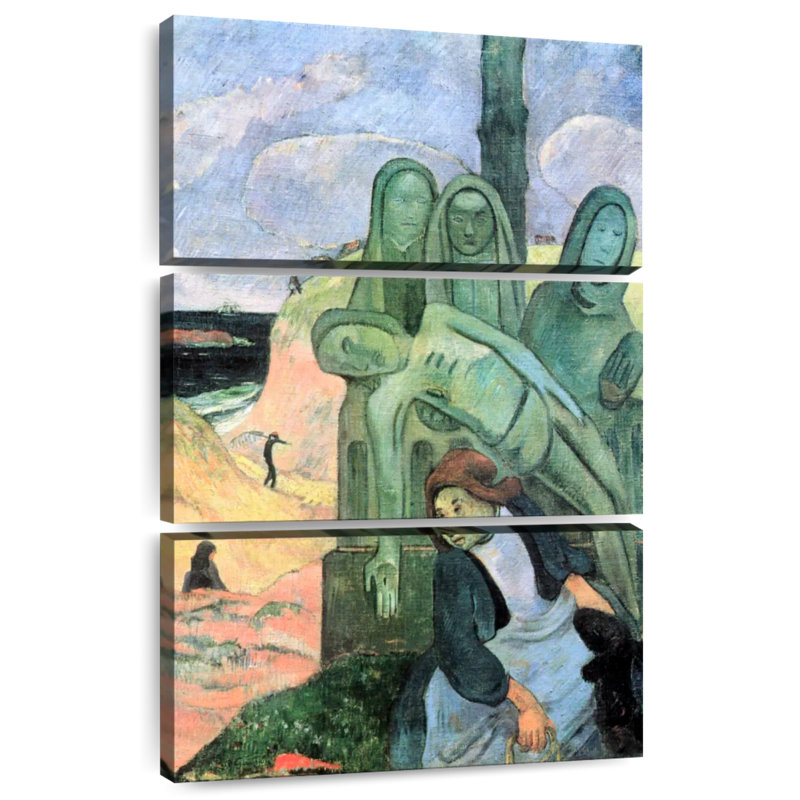 Leisha, le Christ vert, H 74 po x l 48 po