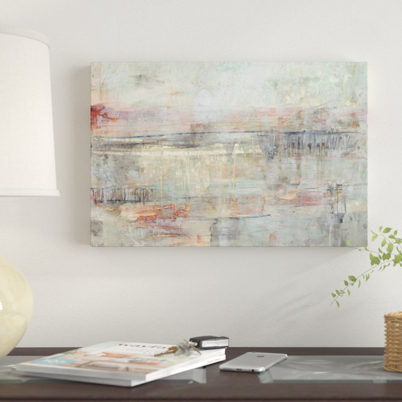 « mou scape i », reproduction de peinture à l’acrylique sur toile, H 8 po x l 12 po x P 0,75 po