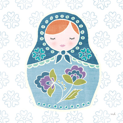 Youre A Doll III by Moira Hershey - Wrapped Canvas Print