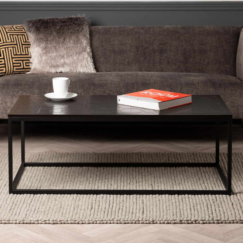 Charge Frame Coffee Table, Black