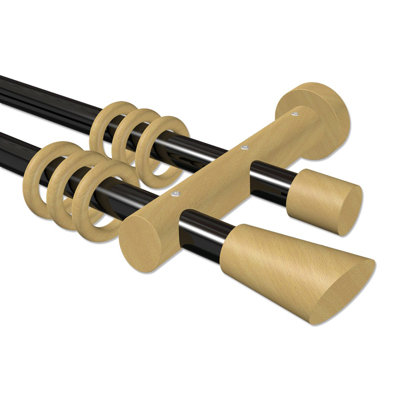 Billerica Adjustable 2cm Double Curtain Pole
