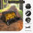 Tow Behind Lawn Sweeper,Pull Behind Lawn Sweeper,with 26 Cu. Ft. Large Capacity Leaf Collector,Adjustable Sweeping Height for Yard, Lawn, Farm and Picking Up Debris & Grass-123060685