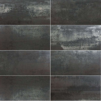 Metallica 12" x 24" Semi-Polished Porcelain Floor and Wall Tile