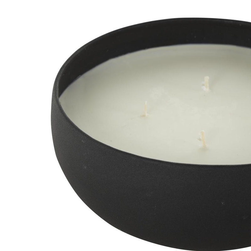 Textured Metal Scented Jar Candle