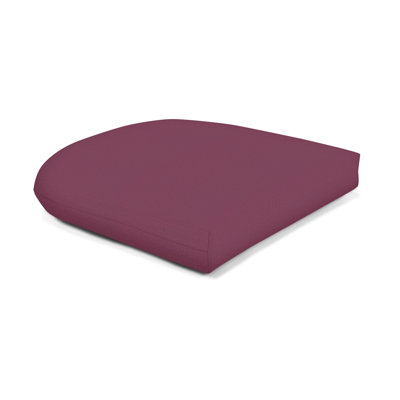 Coussin de chaise d'extérieur décontracté en osier, Sunbrella résistant à la décoloration et à l'eau pour les chaises de salle à manger en osier et les sièges de solarium, réversible
