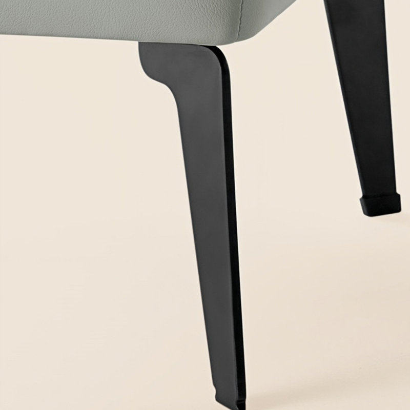 Banc rembourré en cuir Odilio Match, H 14,96 po x l 55,11 po x P 19,68 po