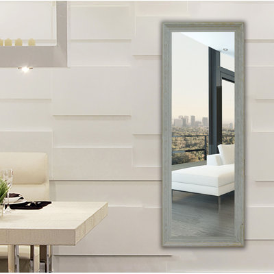 Carlea Wood Flat Mirror