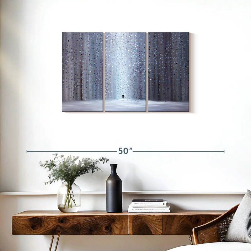 Avery Rainy Stroll II, 20" H x 33" W