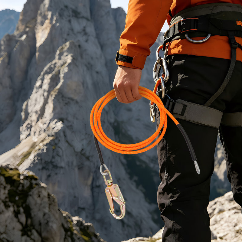 Flip Line, Steel Wire Core Flipline Kit, Tree Climbing Lanyard